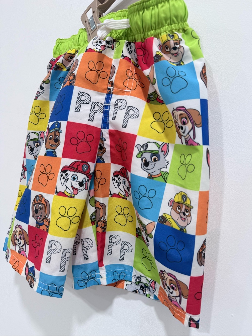 Nickelodeon Red and White Kids Swim Shorts with Character Liner - Picture 2 of 7